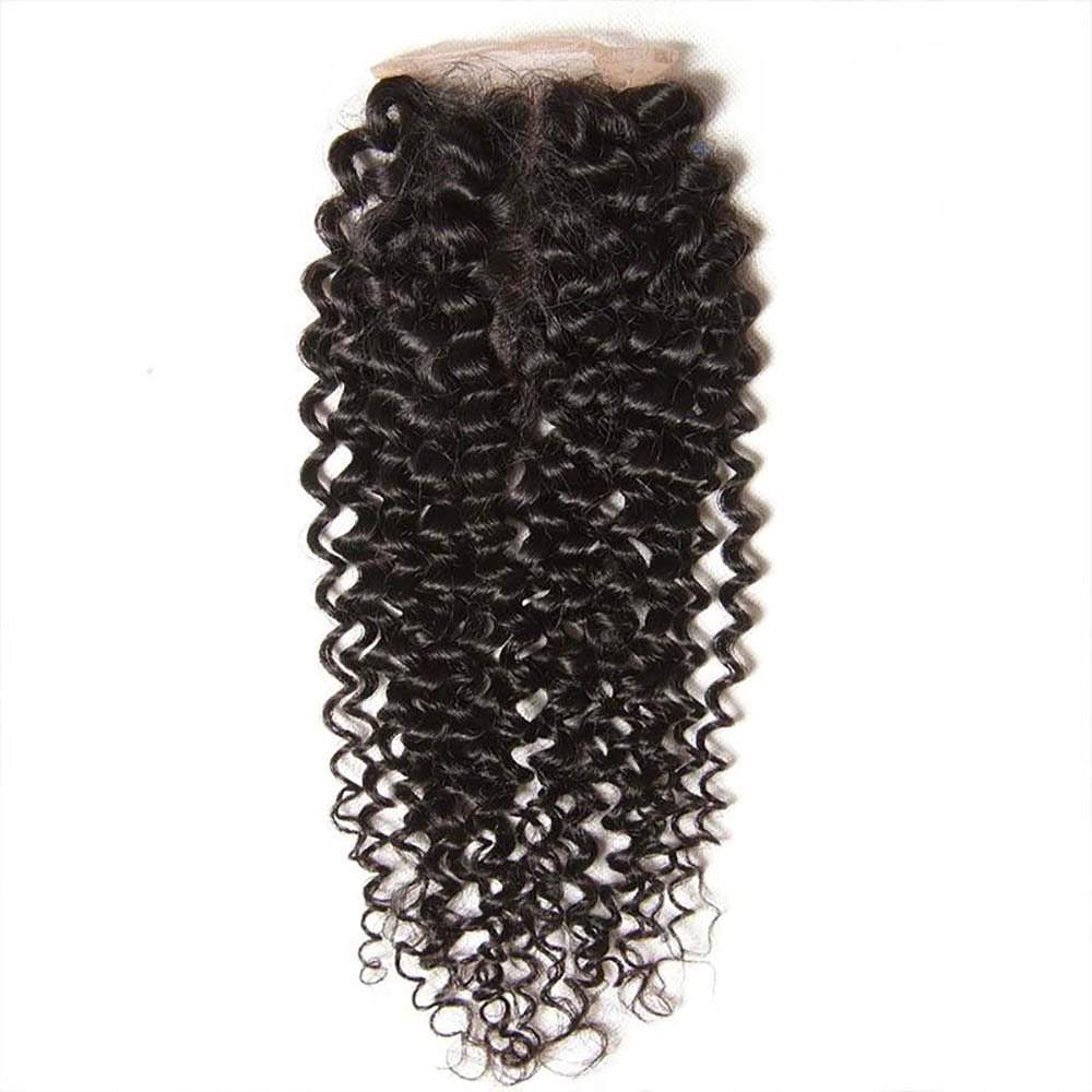 Luve Best Virgin Human Hair Curly 4x4 Lace Closure 1PC