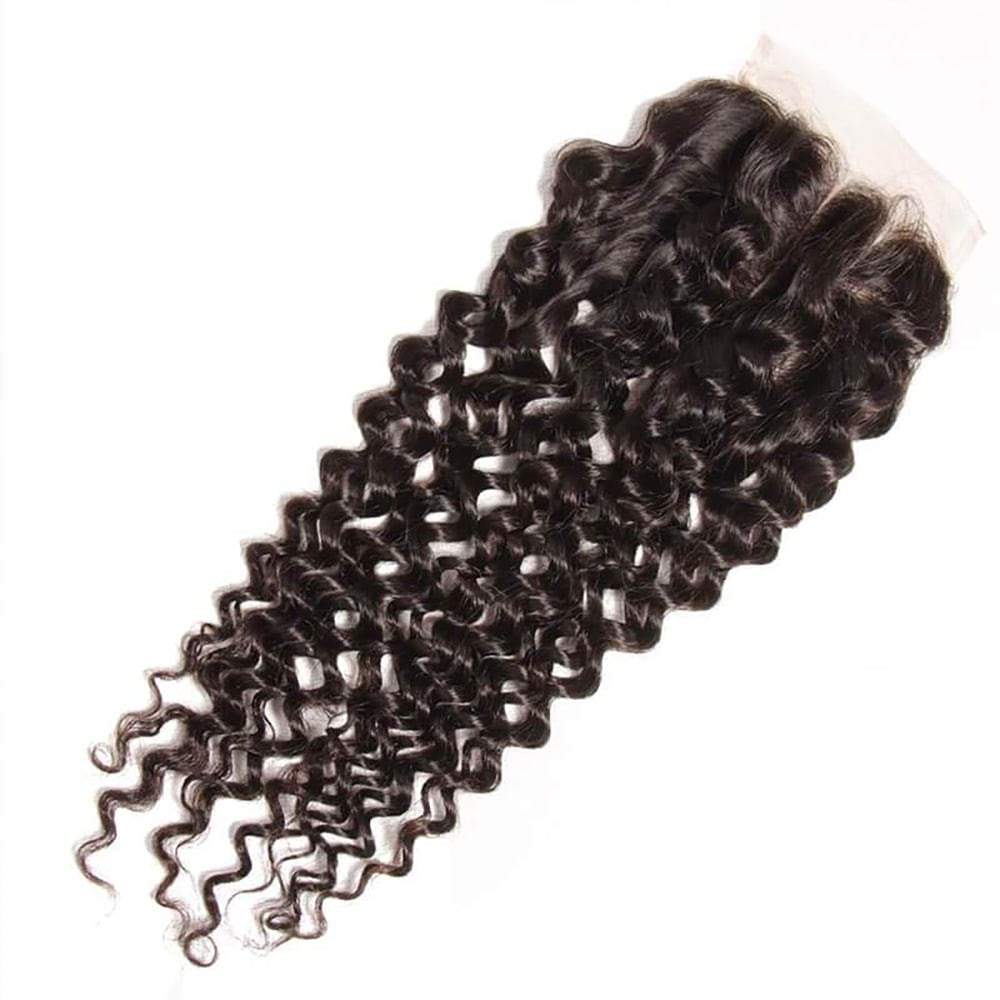 Luve Best Virgin Human Hair Curly 4x4 Lace Closure 1PC