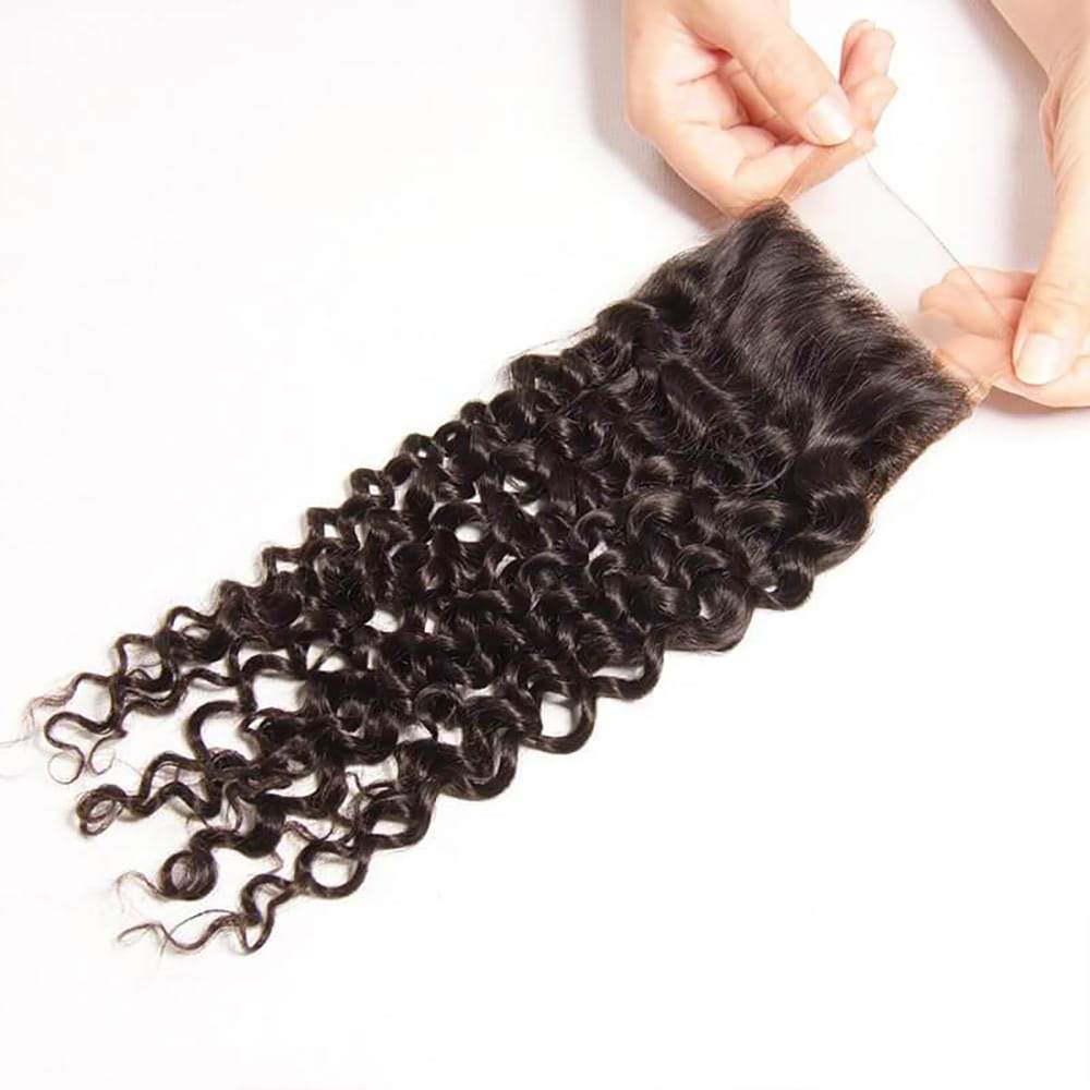 Luve Best Virgin Human Hair Curly 4x4 Lace Closure 1PC