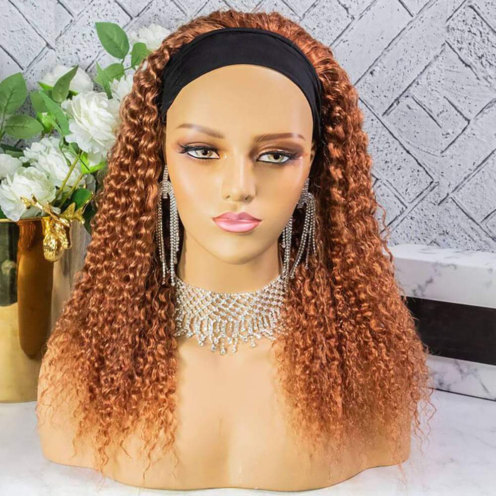 Luve Glueless Bright #30 Jerry Curly Headband Wig Affordable Hair Wigs