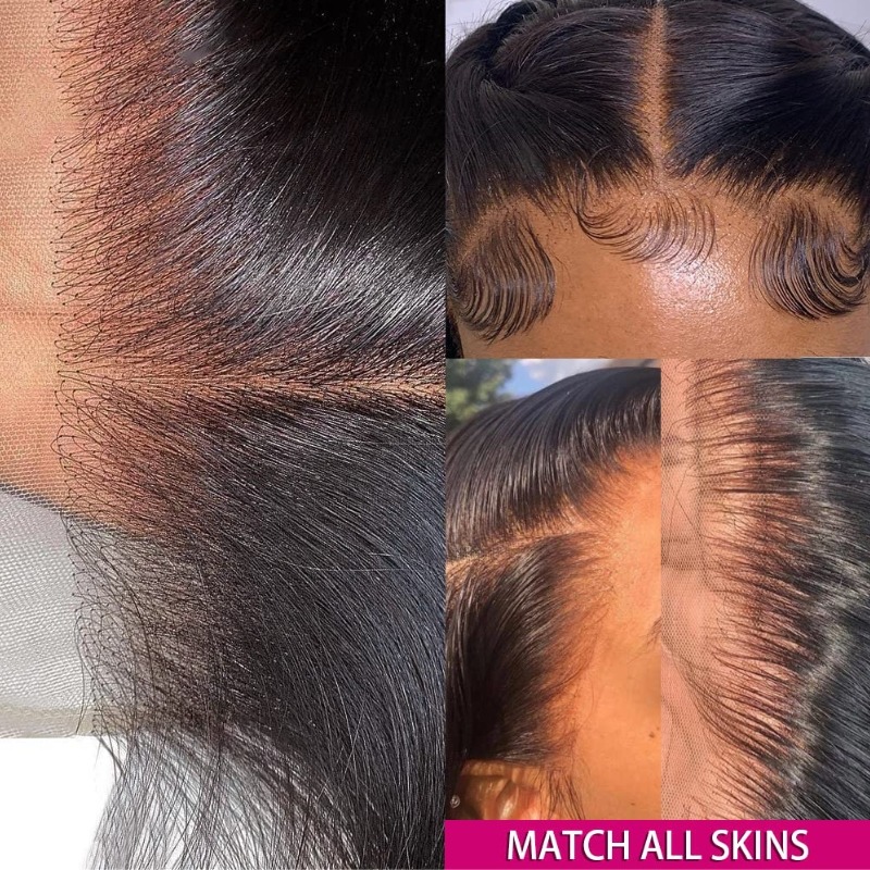 Luve Glueless Crystal Lace Pre Plucked Super Full Closure Body Wave Wigs