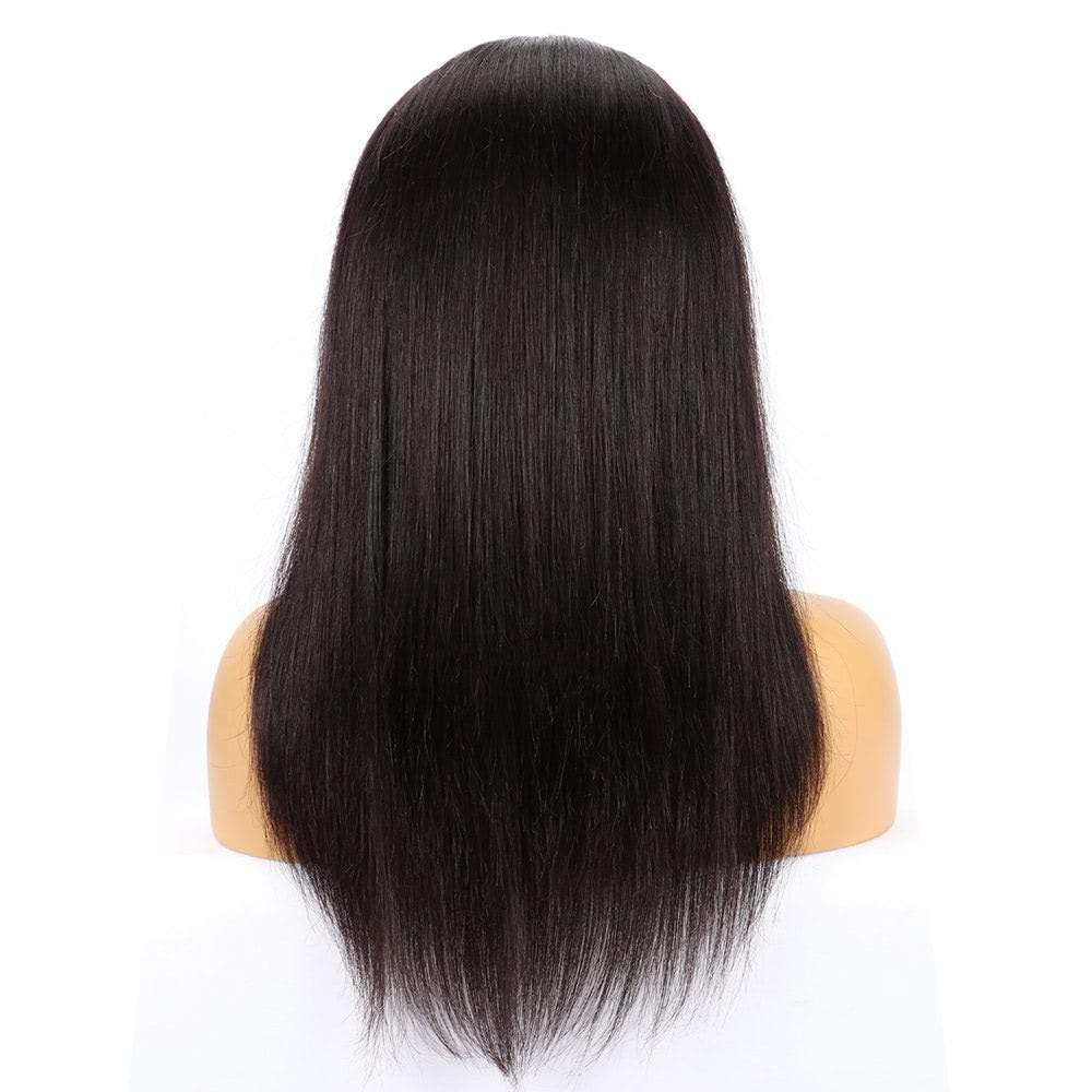 Luve Glueless Headband Wig Human Hair Silky Straight Hair Wear To Go (Get 2 Free Random Headbands)