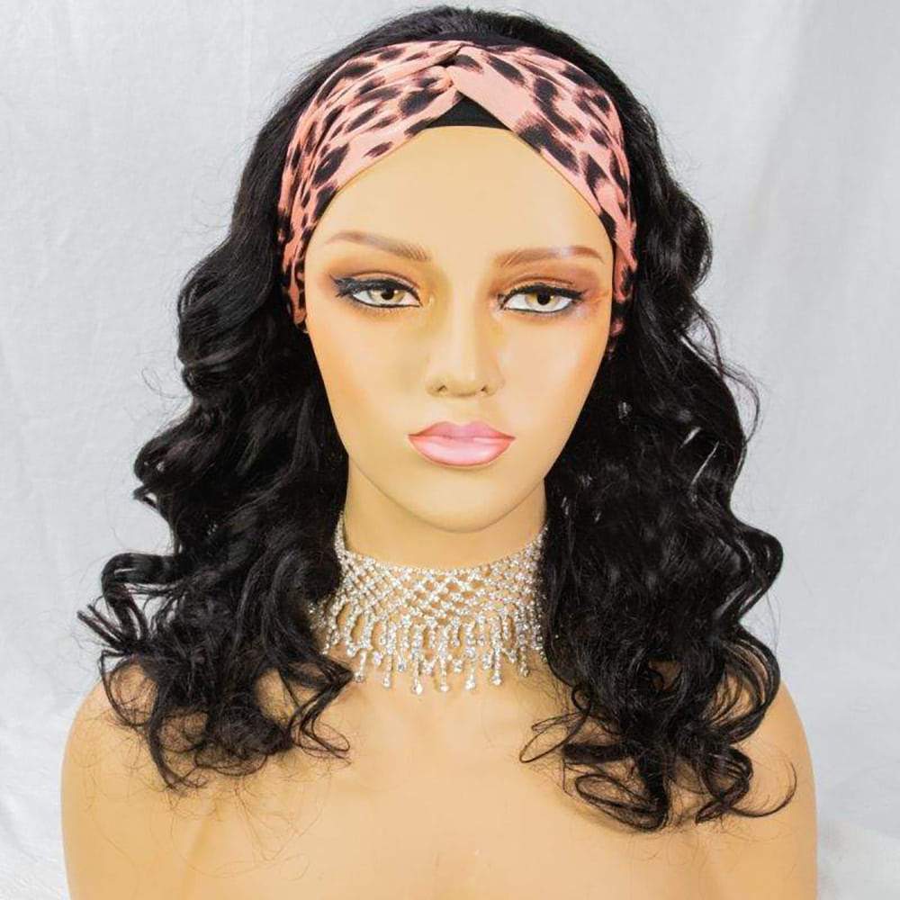Luve High Quality Human Hair Headband Wig Body Wave Natural Color