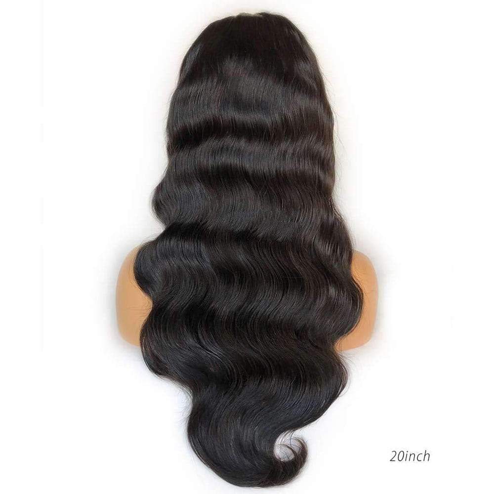 Luve Human Hair Body Wave T Part Lace Closure Wig Pre-Plucked