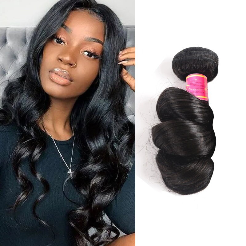 Luve Loose Wave Hair Bundles Human Hair Weave Weft Extension