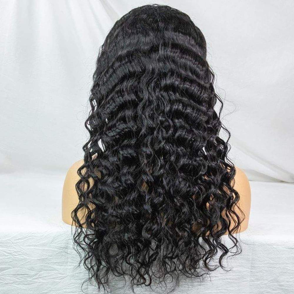 Luve Loose Wave Headband Wig Virgin Human Hair & Free Trendy Headband