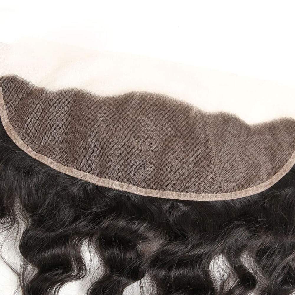 Luve Natural Wave Lace Frontal 13x4 Lace Closure Human Virgin Hair