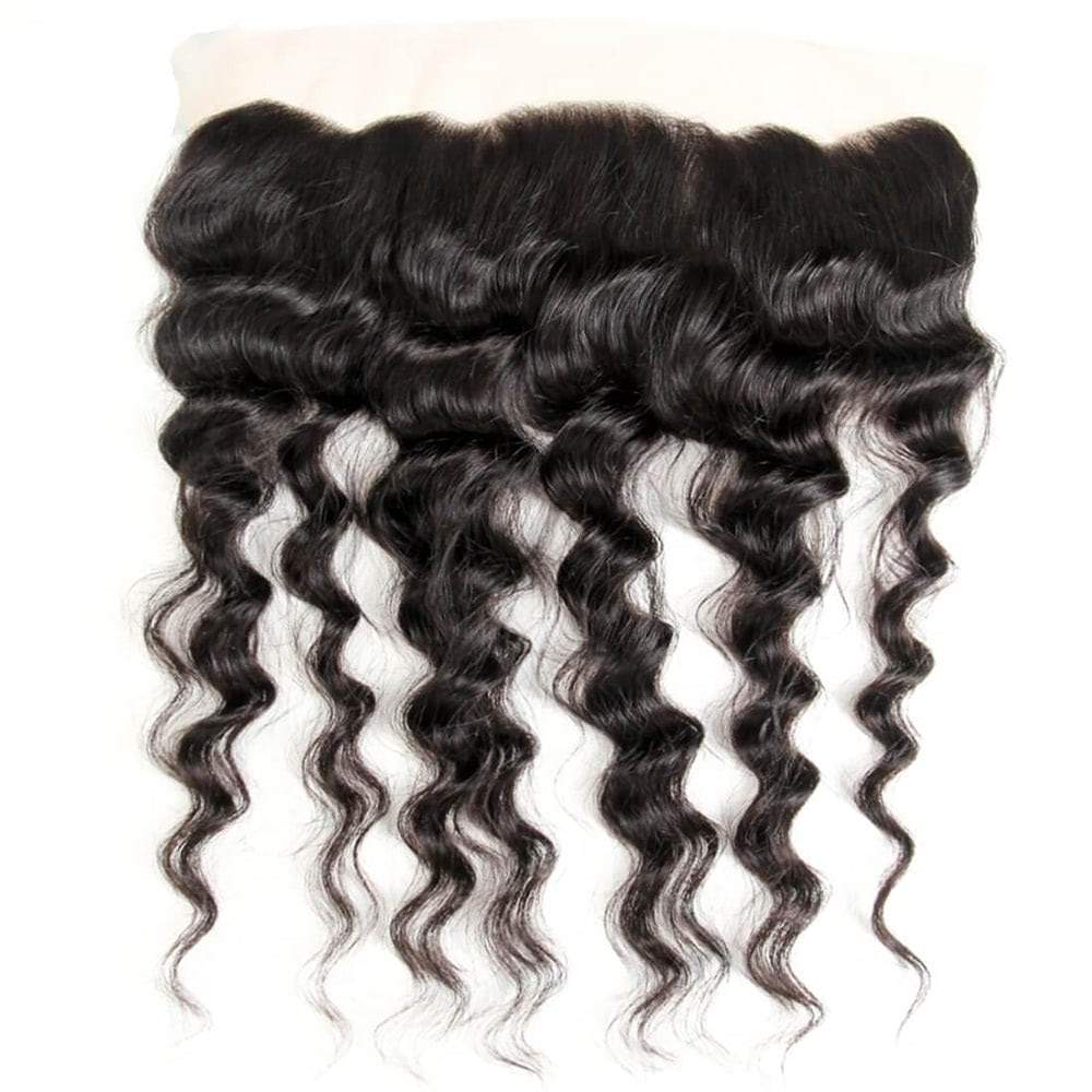 Luve Natural Wave Lace Frontal 13x4 Lace Closure Human Virgin Hair