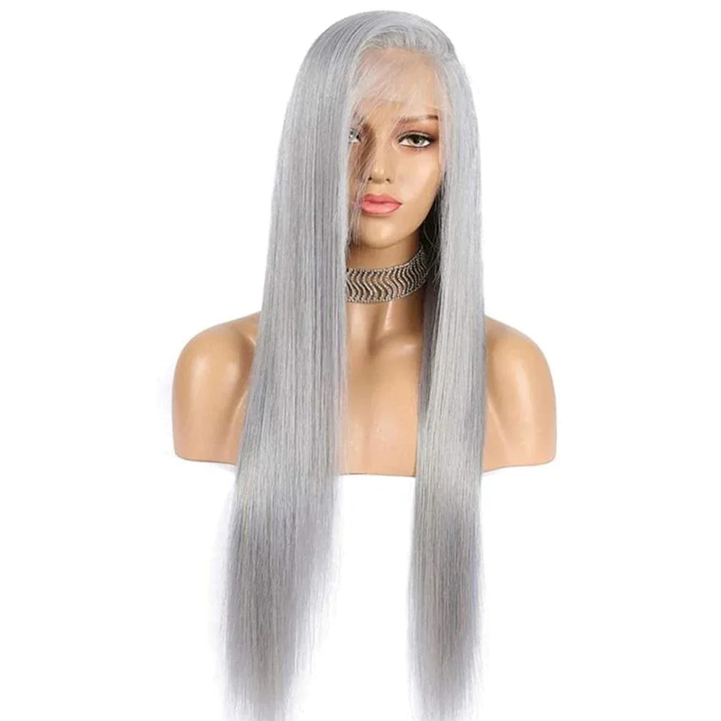 Luve Glueless Silver Gray Blonde Wig  13X4 Part-Max Lace Front Wig