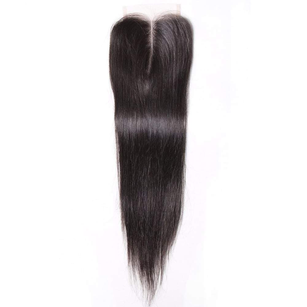 Luve Straight Virgin Hair Lace Closure 4X4 100% Human Hair