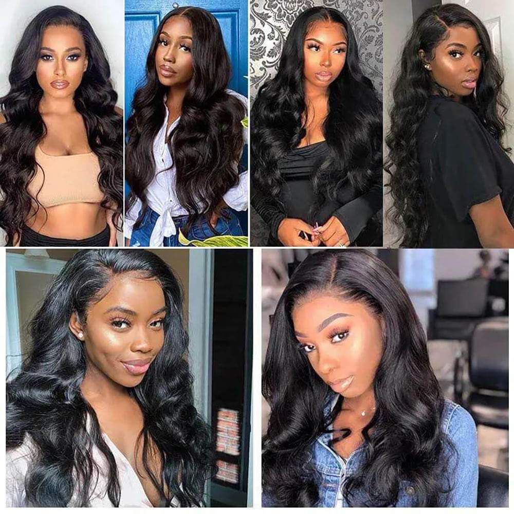 Luve Virgin Hair Body Wave Human Hair Weave 1 Bundles Deals