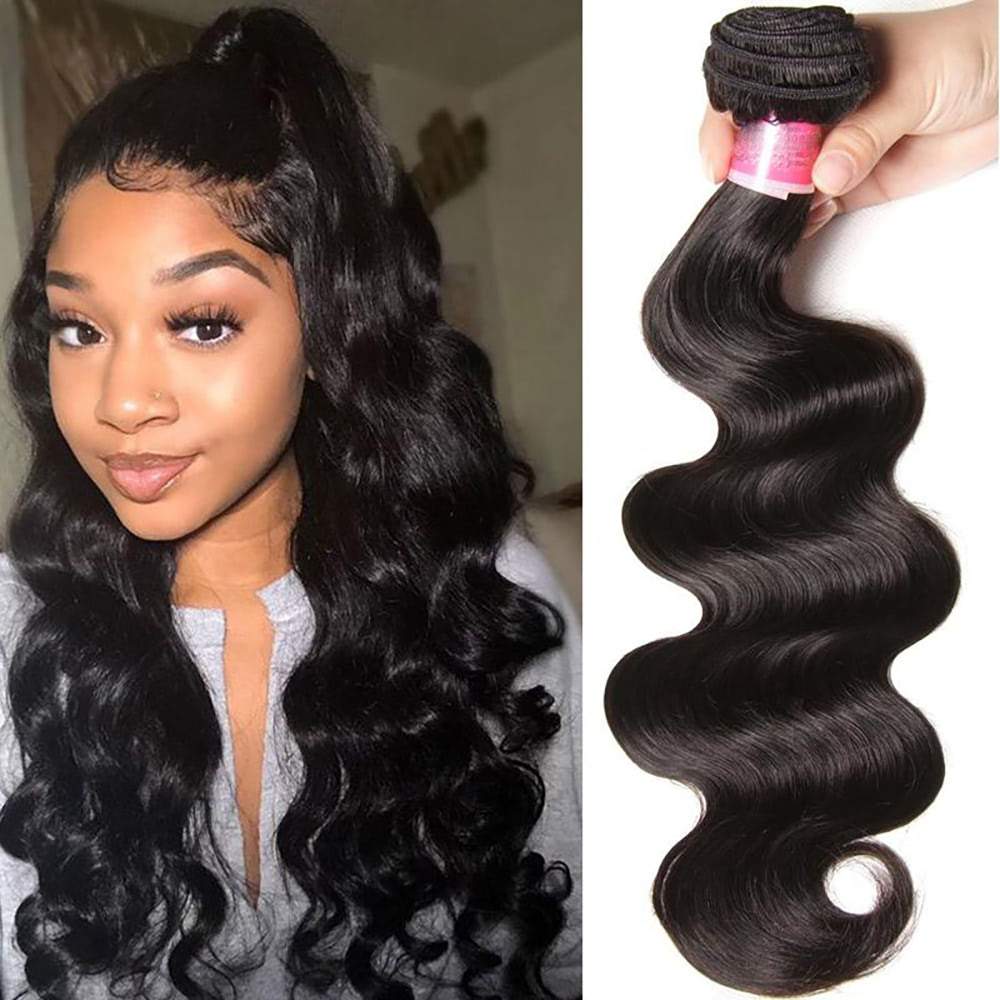 Luve Virgin Hair Body Wave Human Hair Weave 1 Bundles Deals