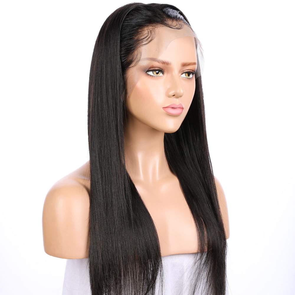 Luve Virgin Human Hair T Part Lace Front Wig Pre Plucked Natural Hairline