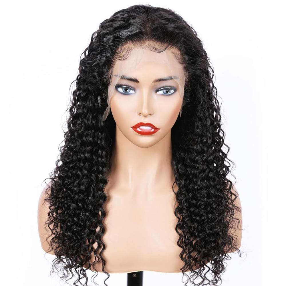 Luve Virgin Human Hair T Part Lace Front Wig Pre Plucked Natural Hairline