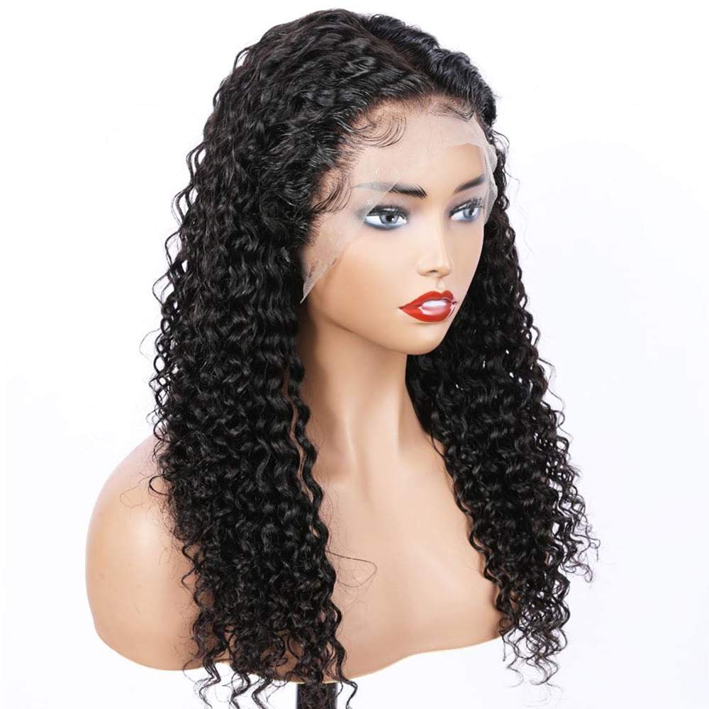 Luve Virgin Human Hair T Part Lace Front Wig Pre Plucked Natural Hairline