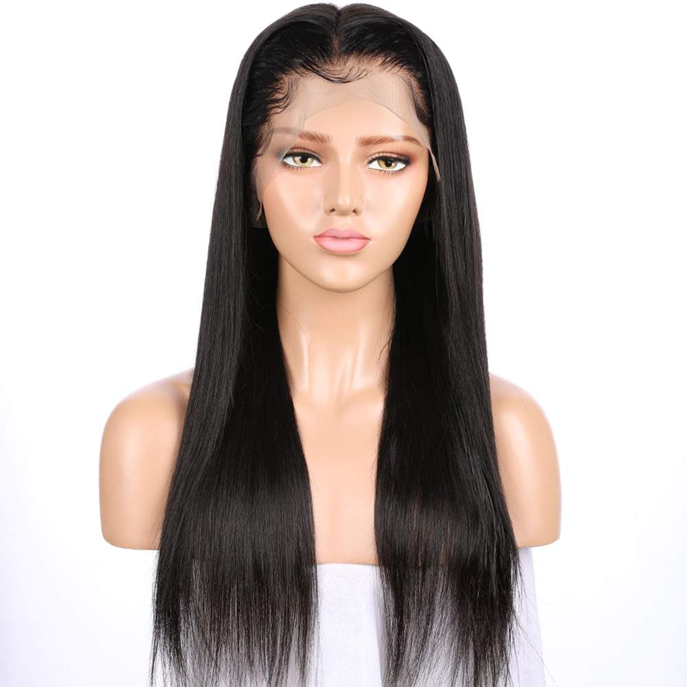 Luve Virgin Human Hair T Part Lace Front Wig Pre Plucked Natural Hairline