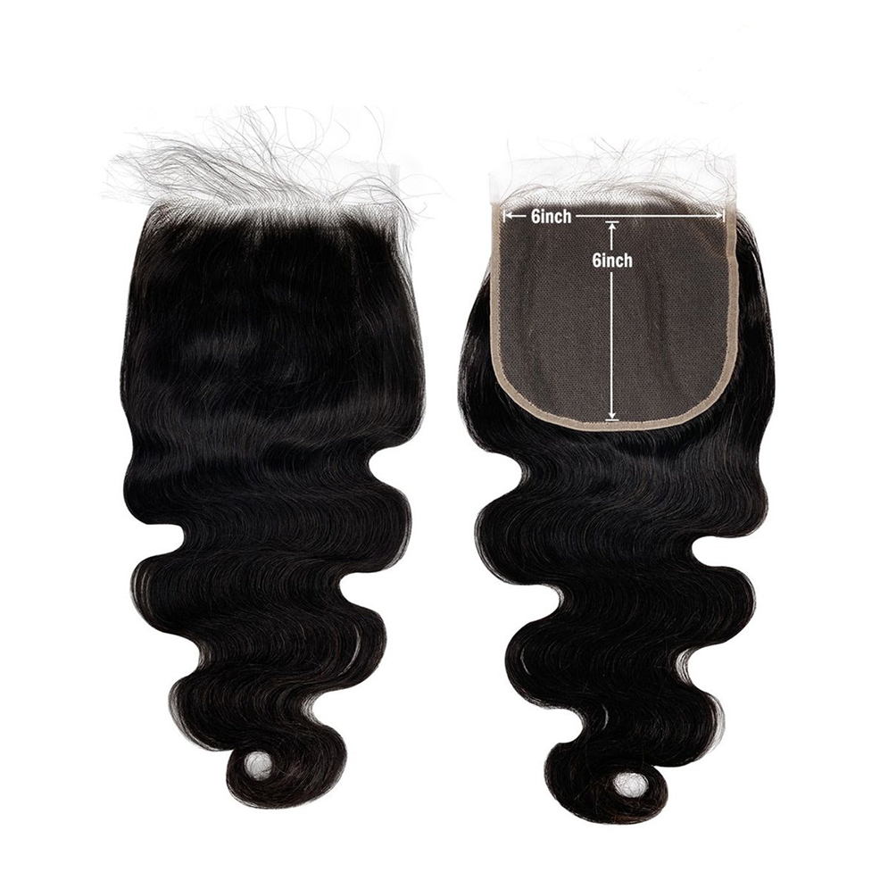 6x6 HD Lace Closure Body Wave Virgin Human Hair Lace Closure
