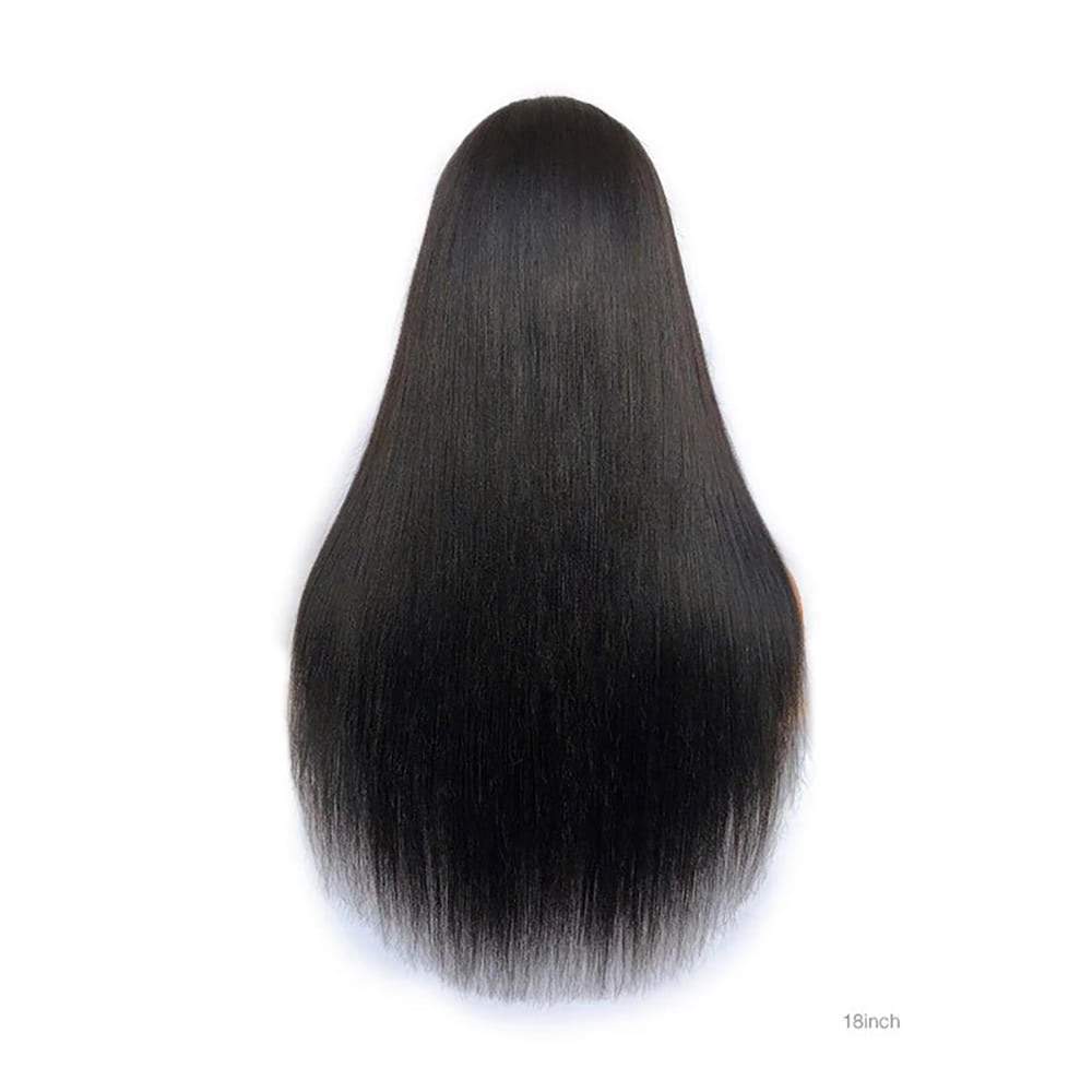 Luve Wigs Yaki Straight Virgin Hair 13X6 HD Lace Front Wigs Affordable Wigs