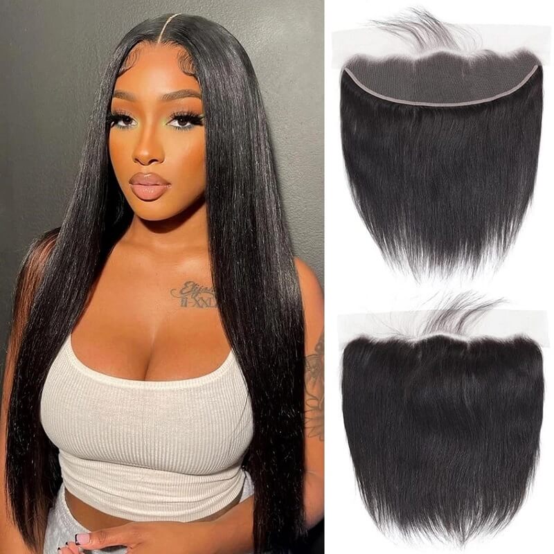 13X4 Straight Lace Frontal  Transparent | HD Lace Virgin Human Hair