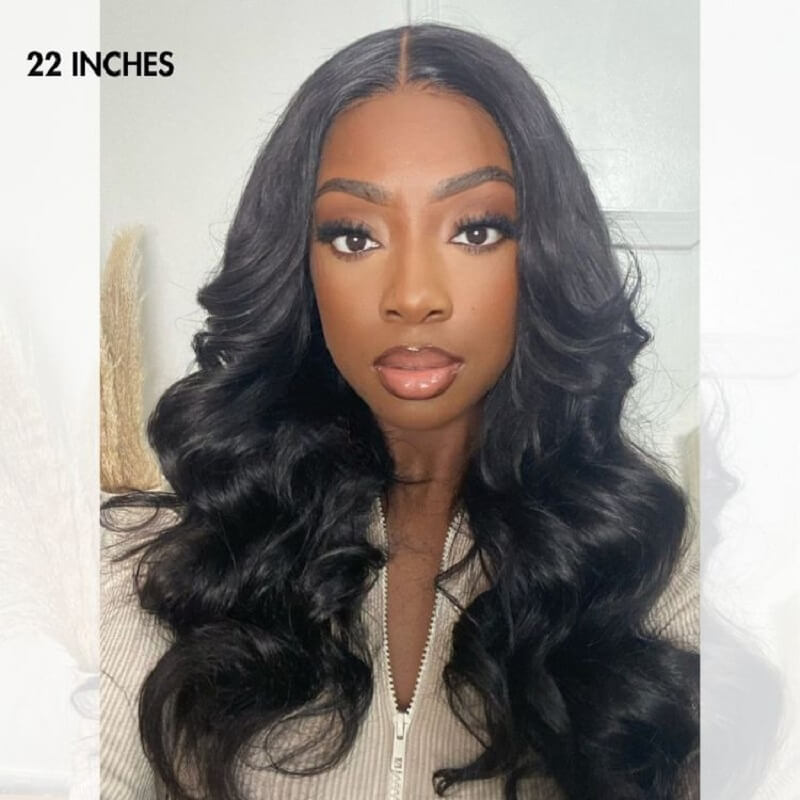 Luve Body Wave Glueless 5X5 HD Lace Closure Wig 180% Density