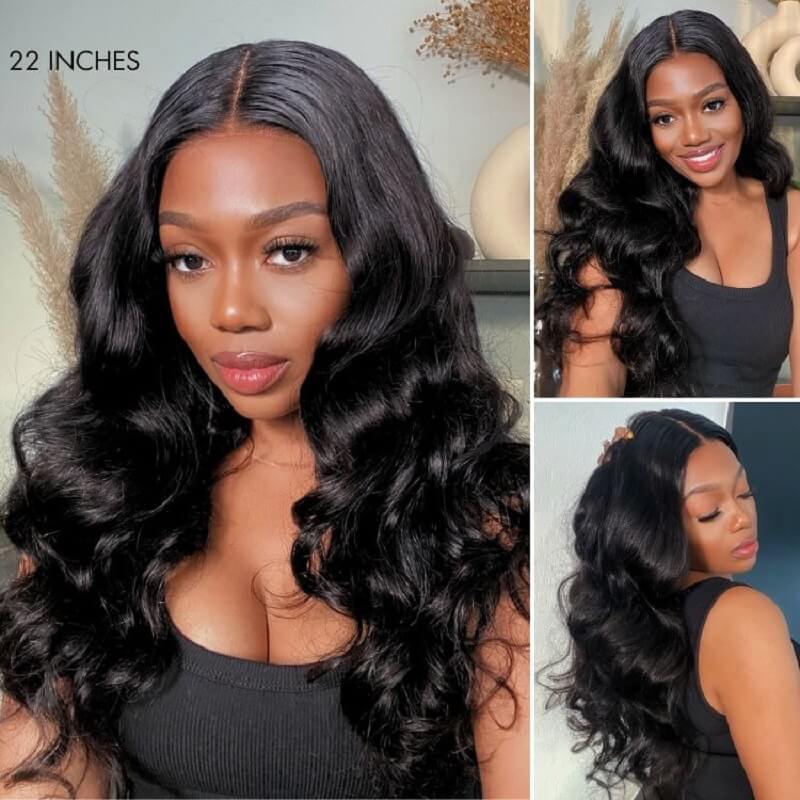 Luve Body Wave Glueless 5X5 HD Lace Closure Wig 180% Density