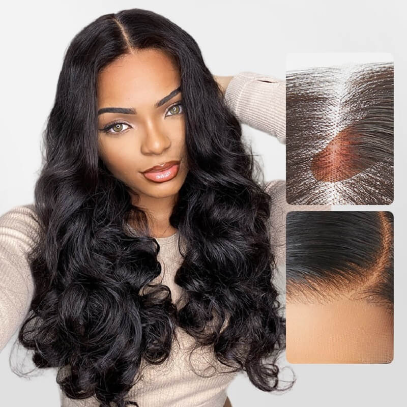 Luve Body Wave Glueless 5X5 HD Lace Closure Wig 180% Density