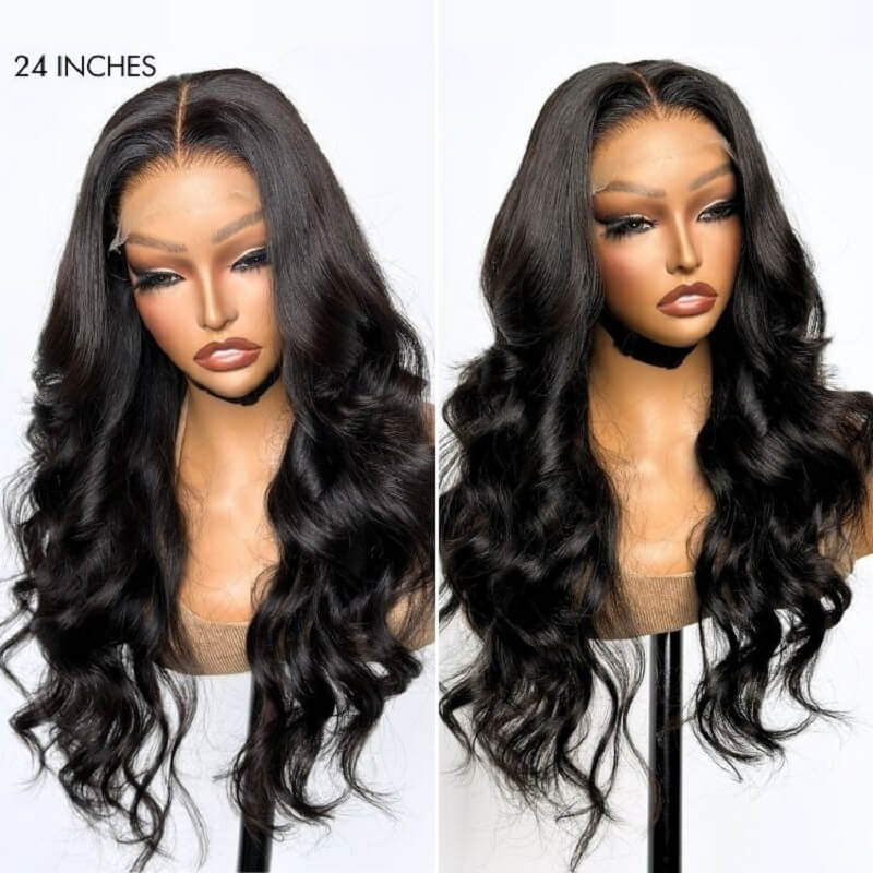 Luve Body Wave Glueless 5X5 HD Lace Closure Wig 180% Density