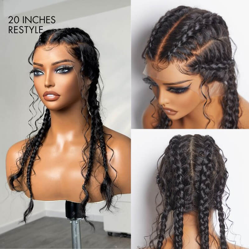 Luve Full Lace Part Anywhere With Natural Hairline Deep Wave Glueless HD Lace Wig