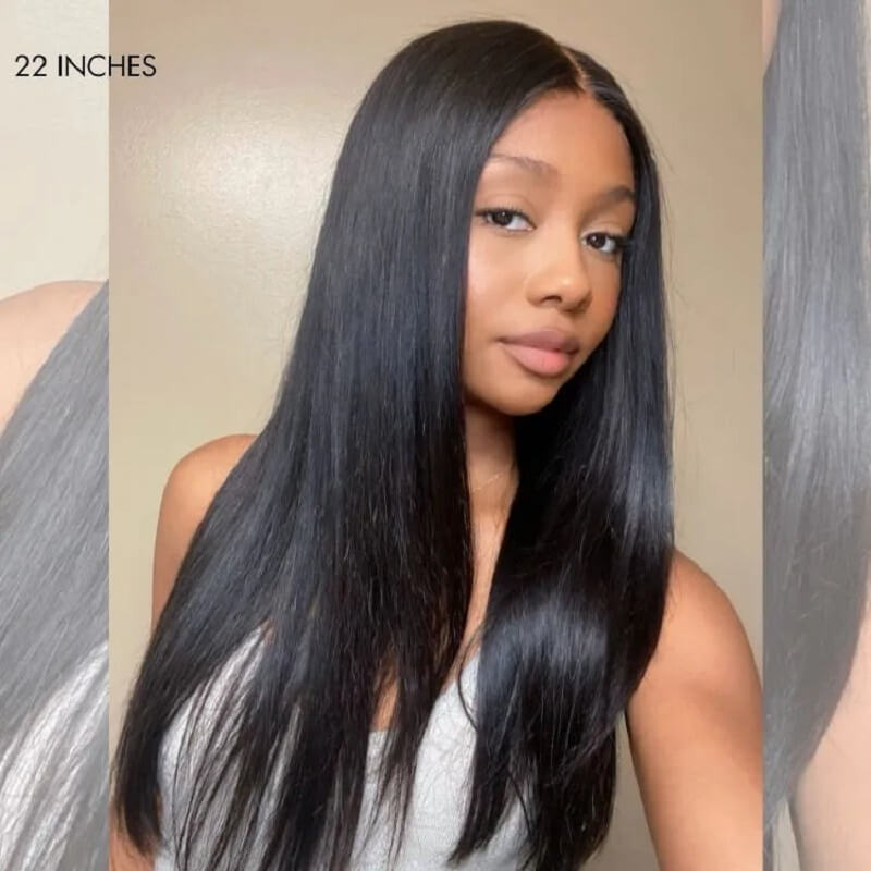 Luve U Part Wig Quick & Easy Affordable Wig Natural Black U Part Wig