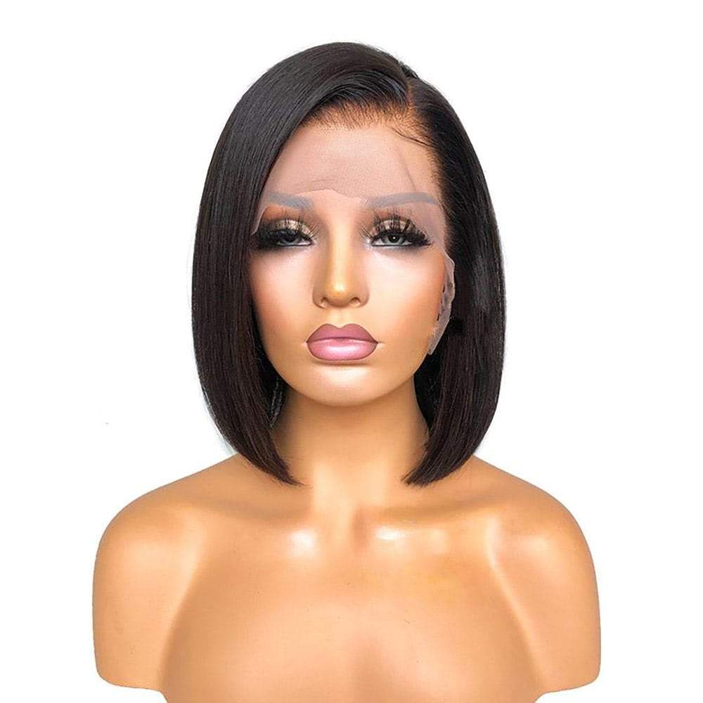 Luve Issa Short Bob Wig Straight Bob Style Lace Front Wigs Pre Plucked Human Hair
