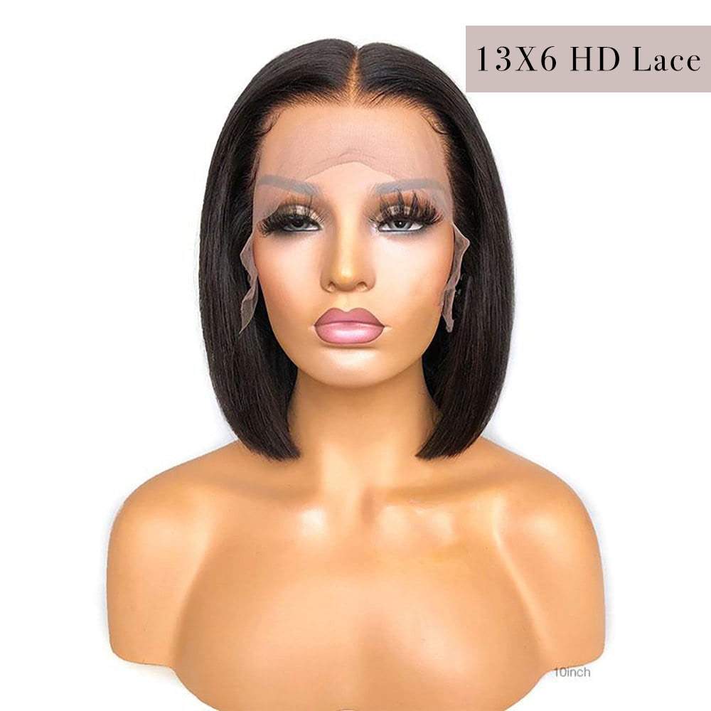 Luve Issa Short Bob Wig Straight Bob Style Lace Front Wigs Pre Plucked Human Hair