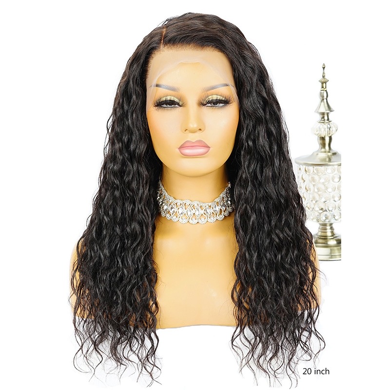 Sexy Loose Curly 360 Lace Wig Virgin Human Hair 180% Density Pre-Plucked