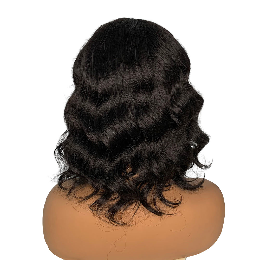 Body Wave Bob Wig With Bangs 13X4 Lace Front Wig - Clearance Sale