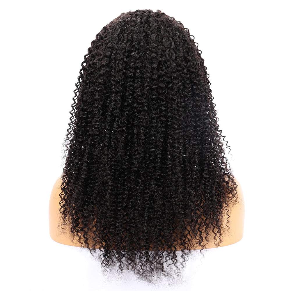Super Easy Kinky Curly Affordable Human Hair U Part Wigs