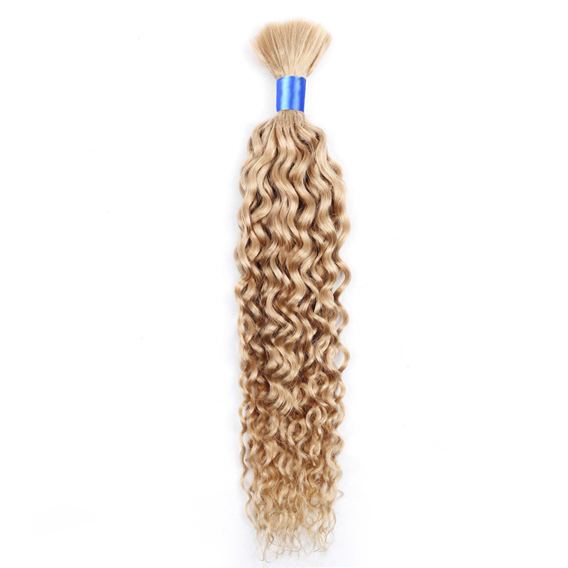 Water Wave Bulk Human Hair For Braiding No Weft 100g Per Pack #27