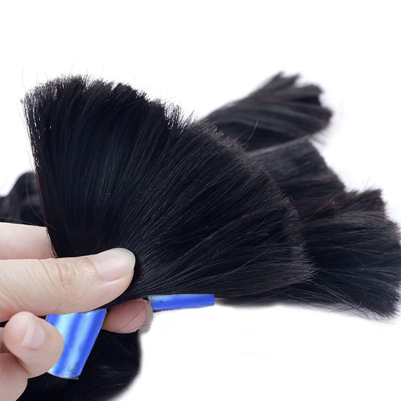 Water Wave Bulk Human Hair for Braiding No Weft Micro Braiding Hair 100g